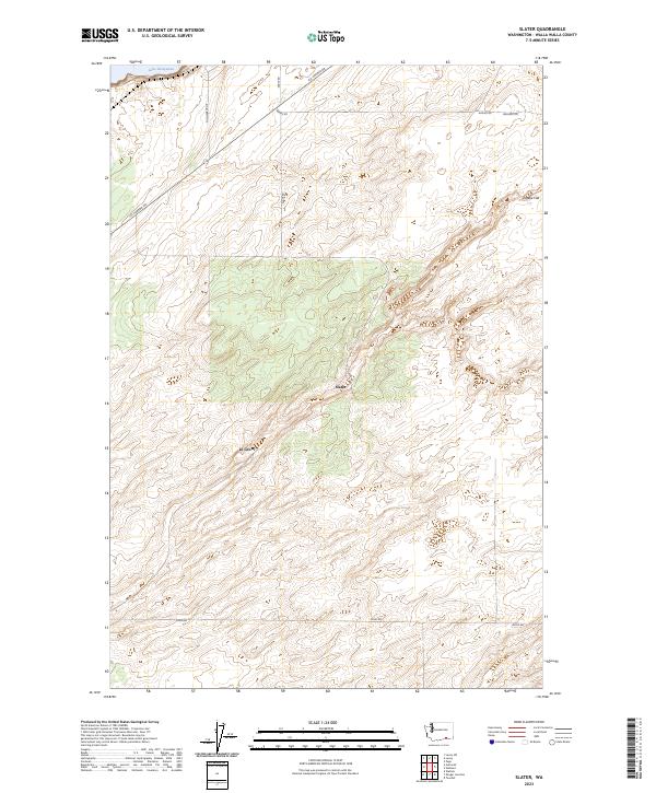 USGS Topographic Map – Slater