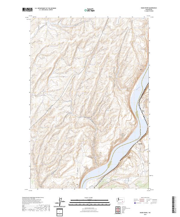 USGS Topographic Map – Snake River