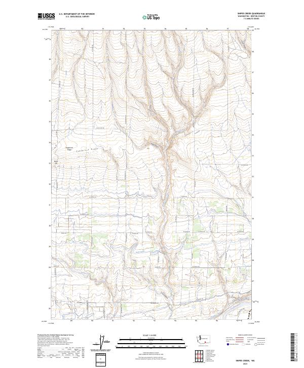 USGS Topographic Map – Snipes Creek