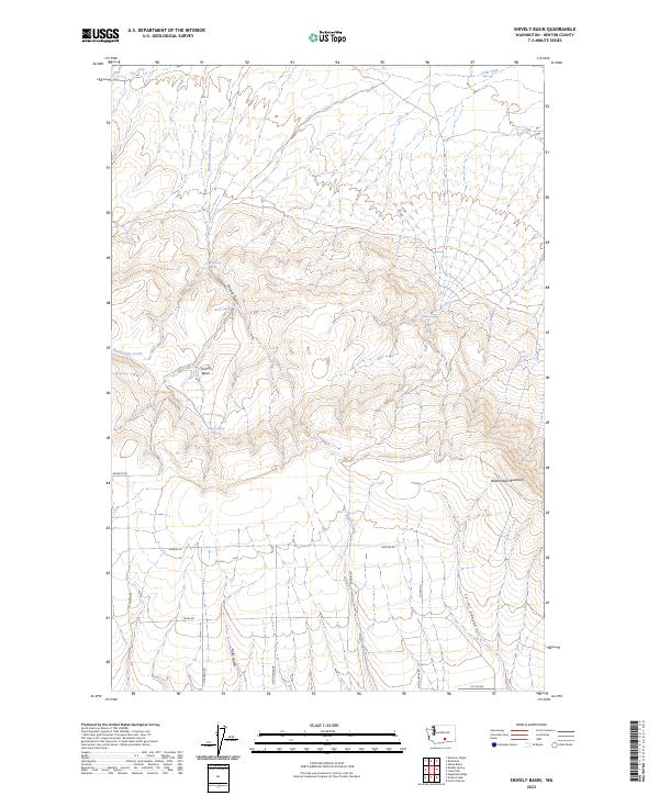 USGS Topographic Map – Snively Basin