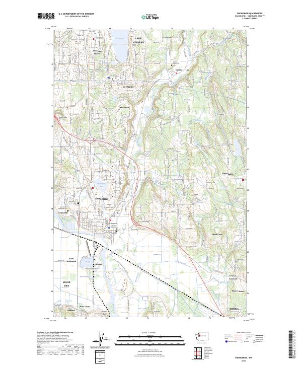 USGS Topographic Map – Snohomish