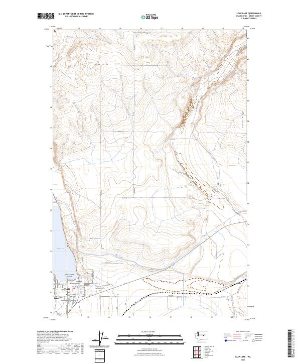 USGS Topographic Map – Soap Lake