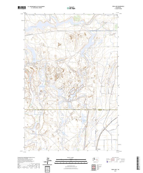 USGS Topographic Map – Soda Lake