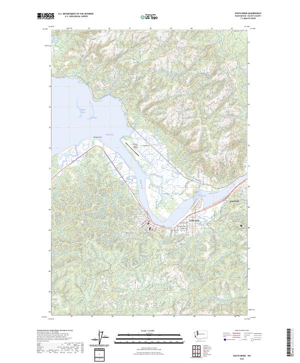 USGS Topographic Map – South Bend