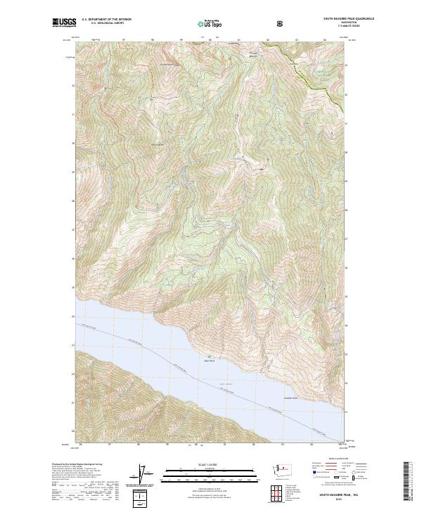 USGS Topographic Map – South Navarre Peak