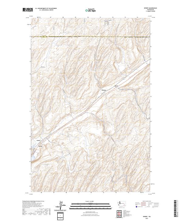 USGS Topographic Map – Sperry