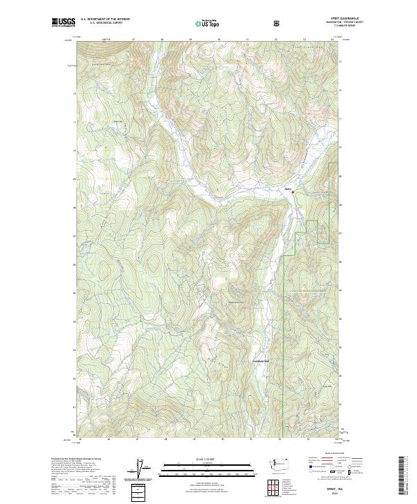 USGS Topographic Map – Spirit