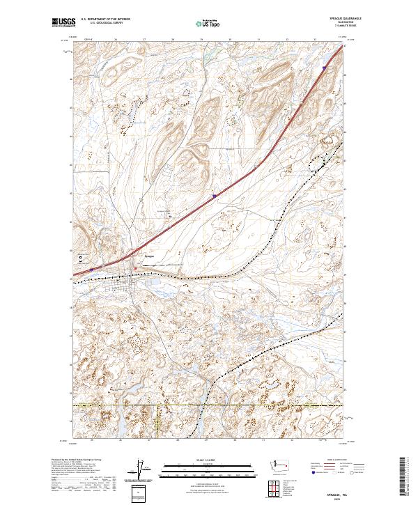 USGS Topographic Map – Sprague