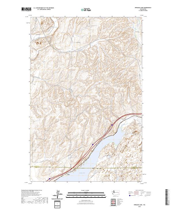 USGS Topographic Map – Sprague Lake