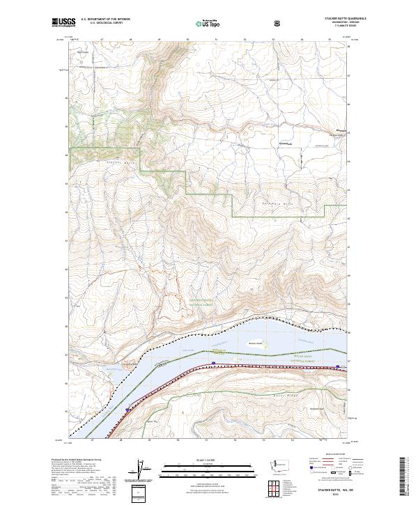USGS Topographic Map – Stacker Butte