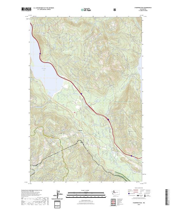 USGS Topographic Map – Stampede Pass