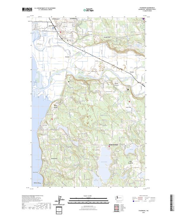 USGS Topographic Map – Stanwood
