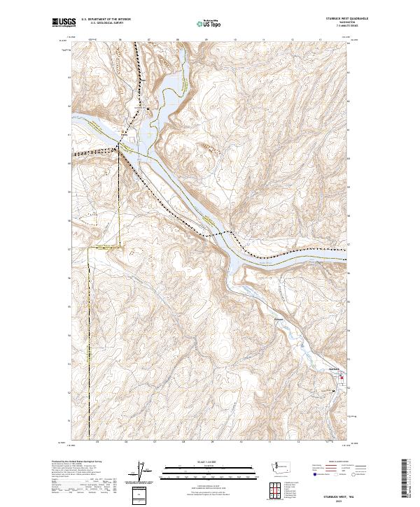USGS Topographic Map – Starbuck West