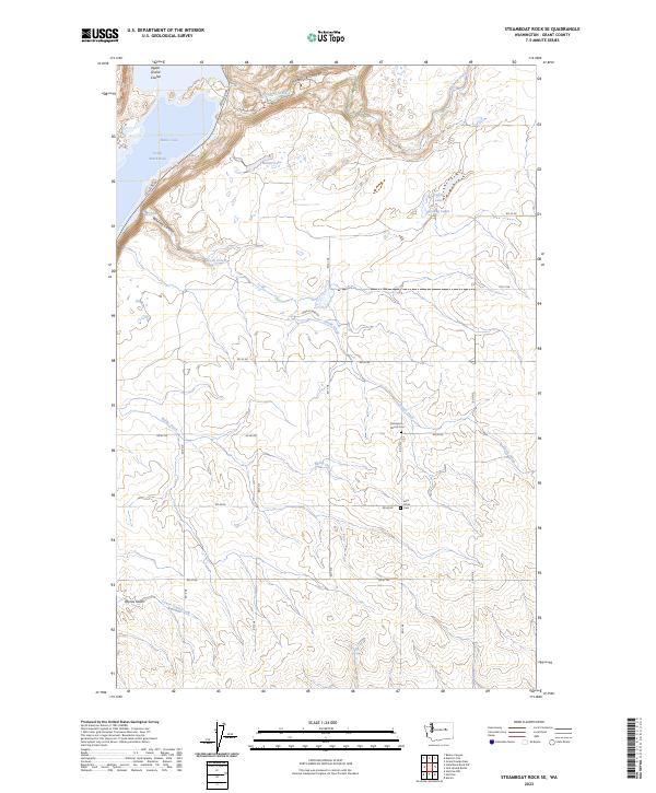 USGS Topographic Map – Steamboat Rock SE