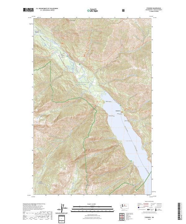 USGS Topographic Map – Stehekin