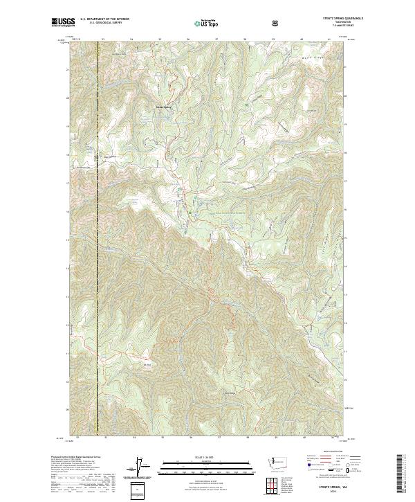 USGS Topographic Map – Stentz Spring