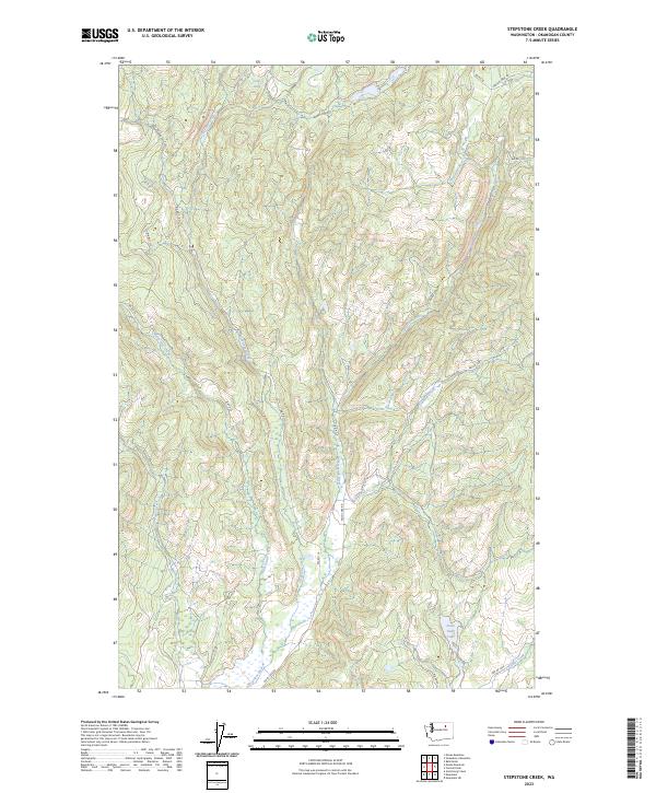USGS Topographic Map – Stepstone Creek