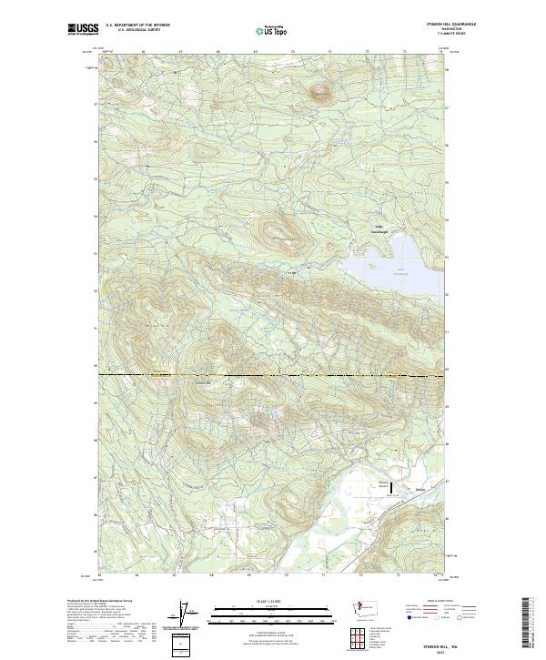 USGS Topographic Map – Stimson Hill