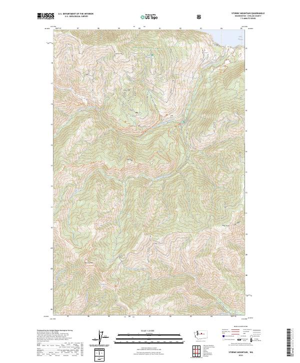 USGS Topographic Map – Stormy Mountain