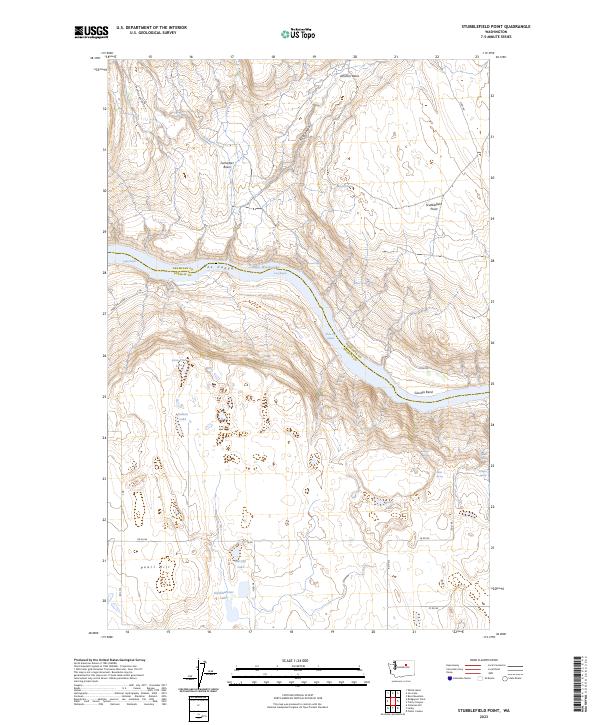 USGS Topographic Map – Stubblefield Point