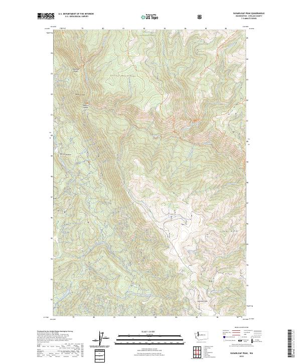 USGS Topographic Map – Sugarloaf Peak