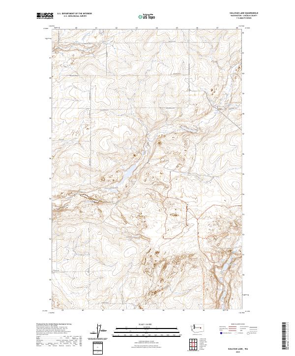 USGS Topographic Map – Sullivan Lake