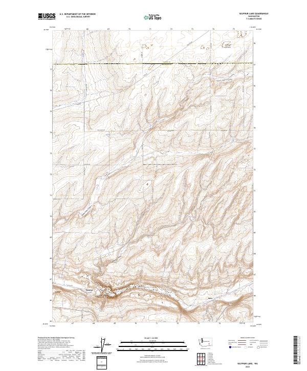 USGS Topographic Map – Sulphur Lake