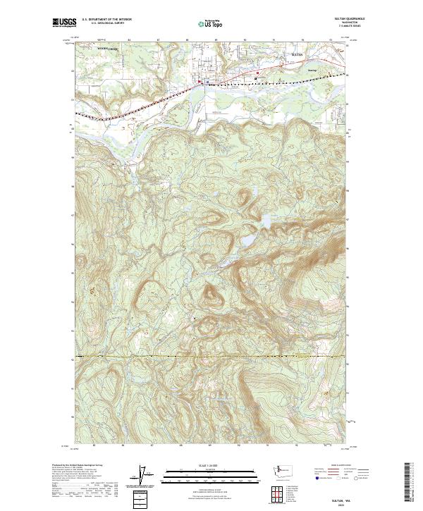 USGS Topographic Map – Sultan