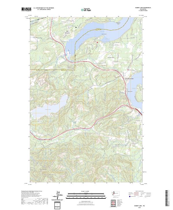 USGS Topographic Map – Summit Lake