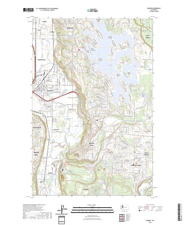USGS Topographic Map – Sumner