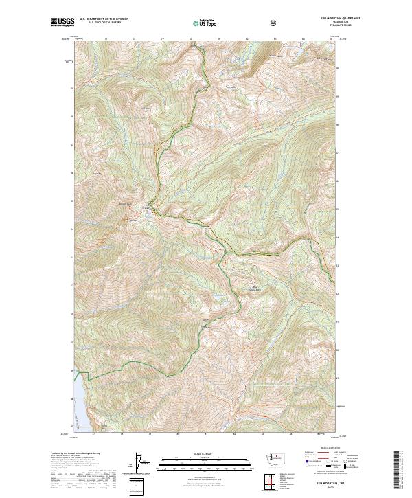 USGS Topographic Map – Sun Mountain