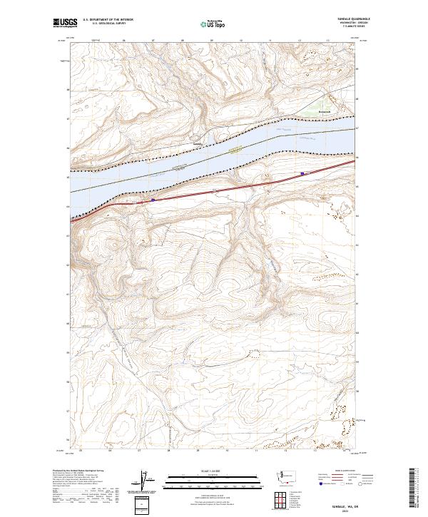 USGS Topographic Map – Sundale