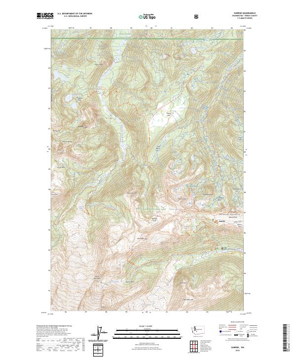 USGS Topographic Map – Sunrise