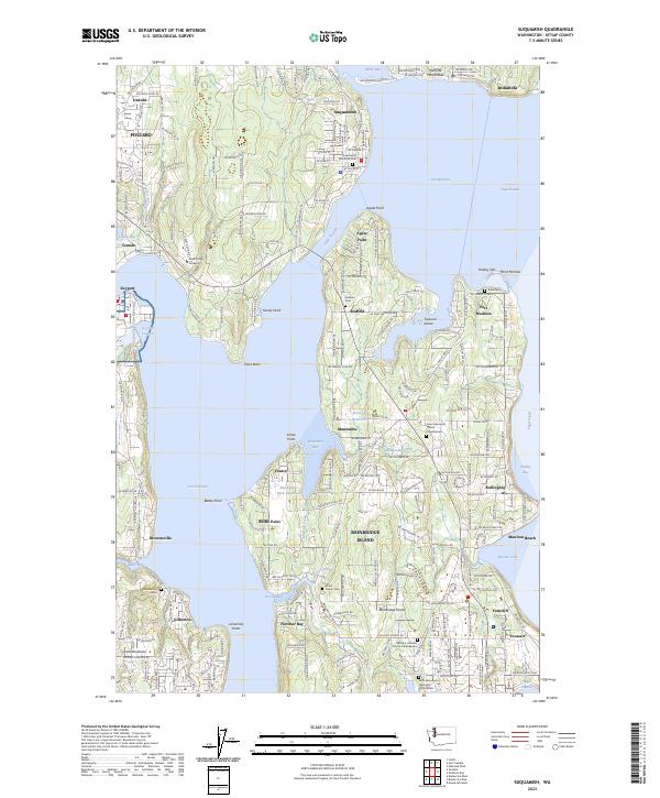 USGS Topographic Map – Suquamish