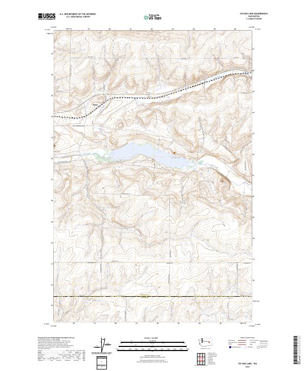 USGS Topographic Map – Sylvan Lake