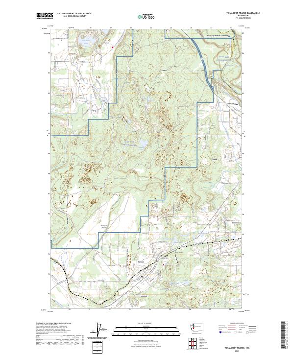 USGS Topographic Map – Tenalquot Prairie