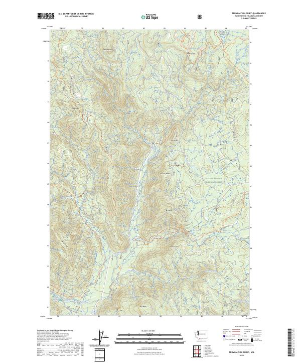 USGS Topographic Map – Termination Point