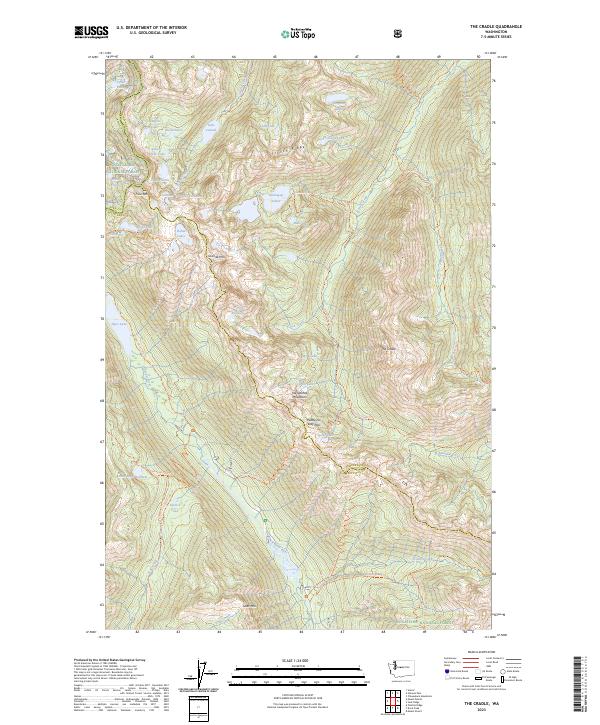USGS Topographic Map – The Cradle