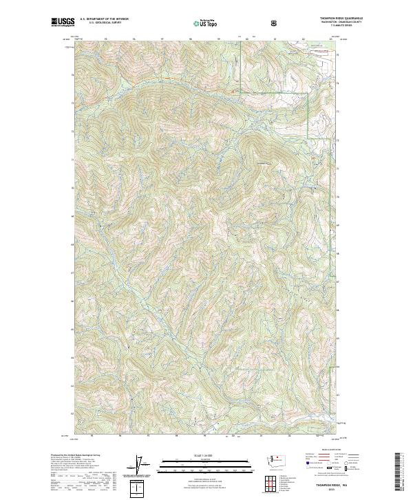 USGS Topographic Map – Thompson Ridge