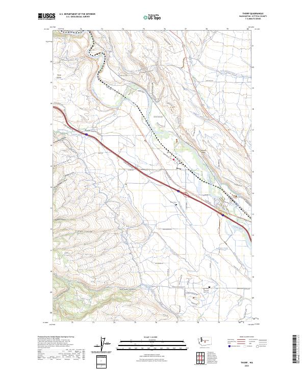 USGS Topographic Map – Thorp