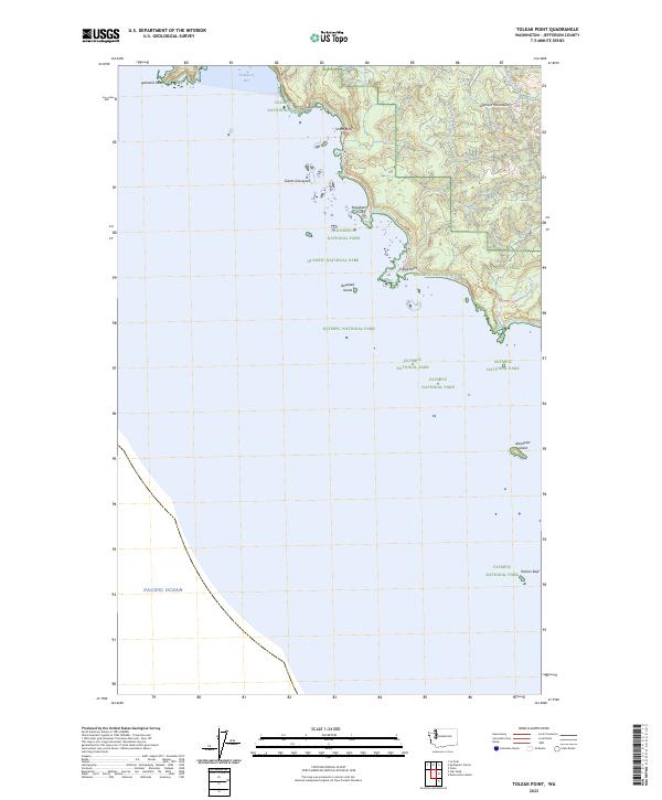 USGS Topographic Map – Toleak Point