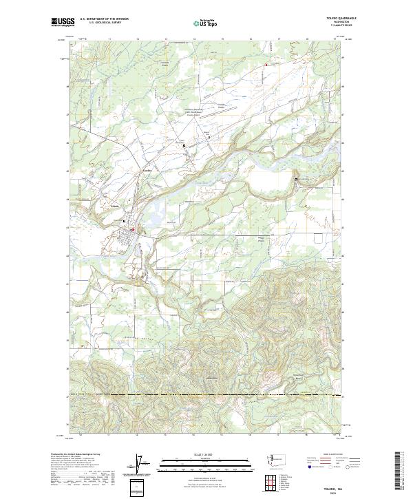 USGS Topographic Map – Toledo