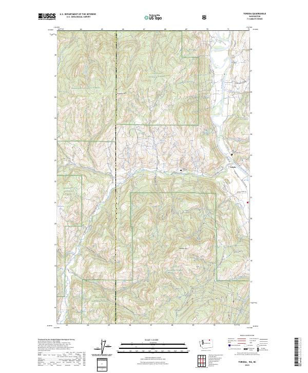 USGS Topographic Map – Toroda