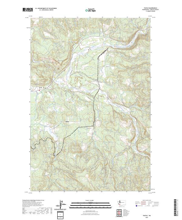 USGS Topographic Map – Toutle