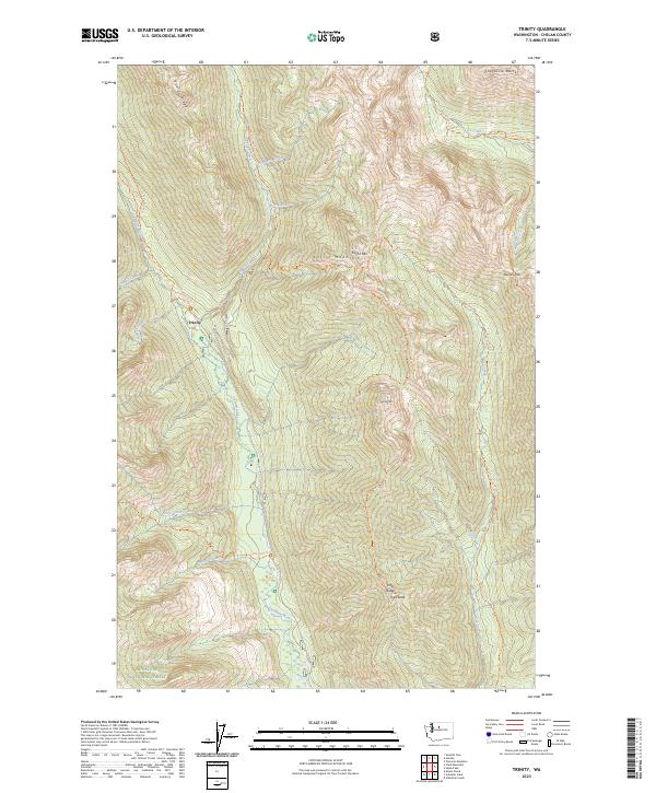 USGS Topographic Map – Trinity
