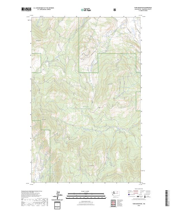 USGS Topographic Map – Tunk Mountain