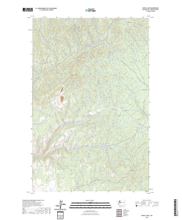 USGS Topographic Map – Turtle Lake