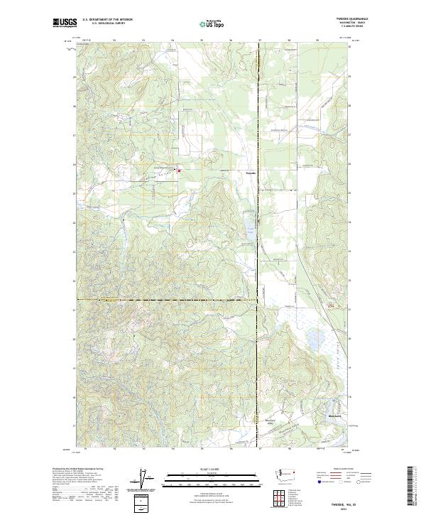 USGS Topographic Map – Tweedie