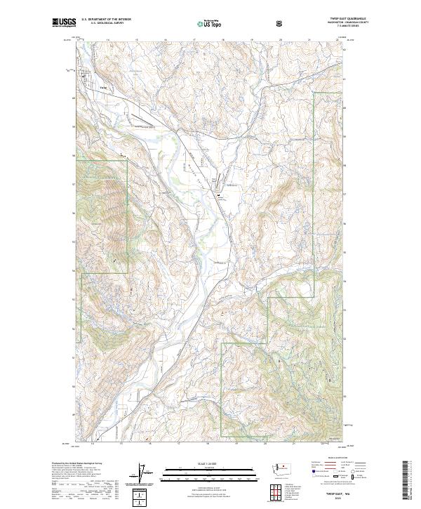 USGS Topographic Map – Twisp East