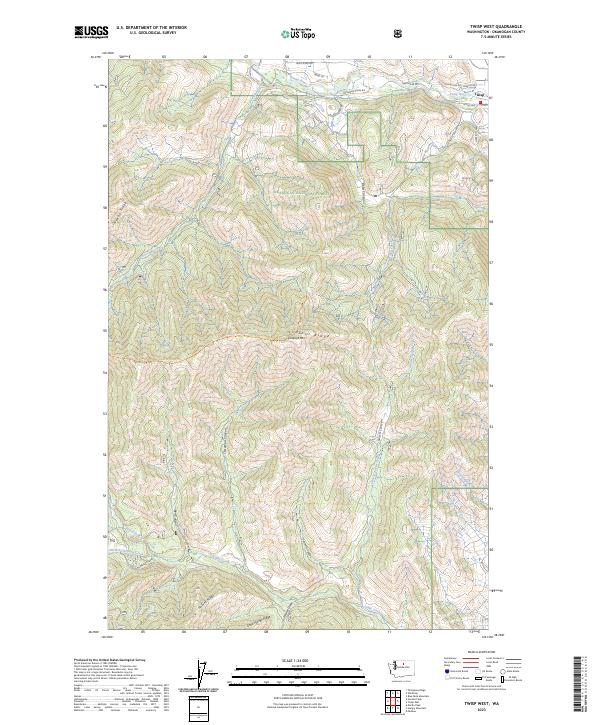 USGS Topographic Map – Twisp West